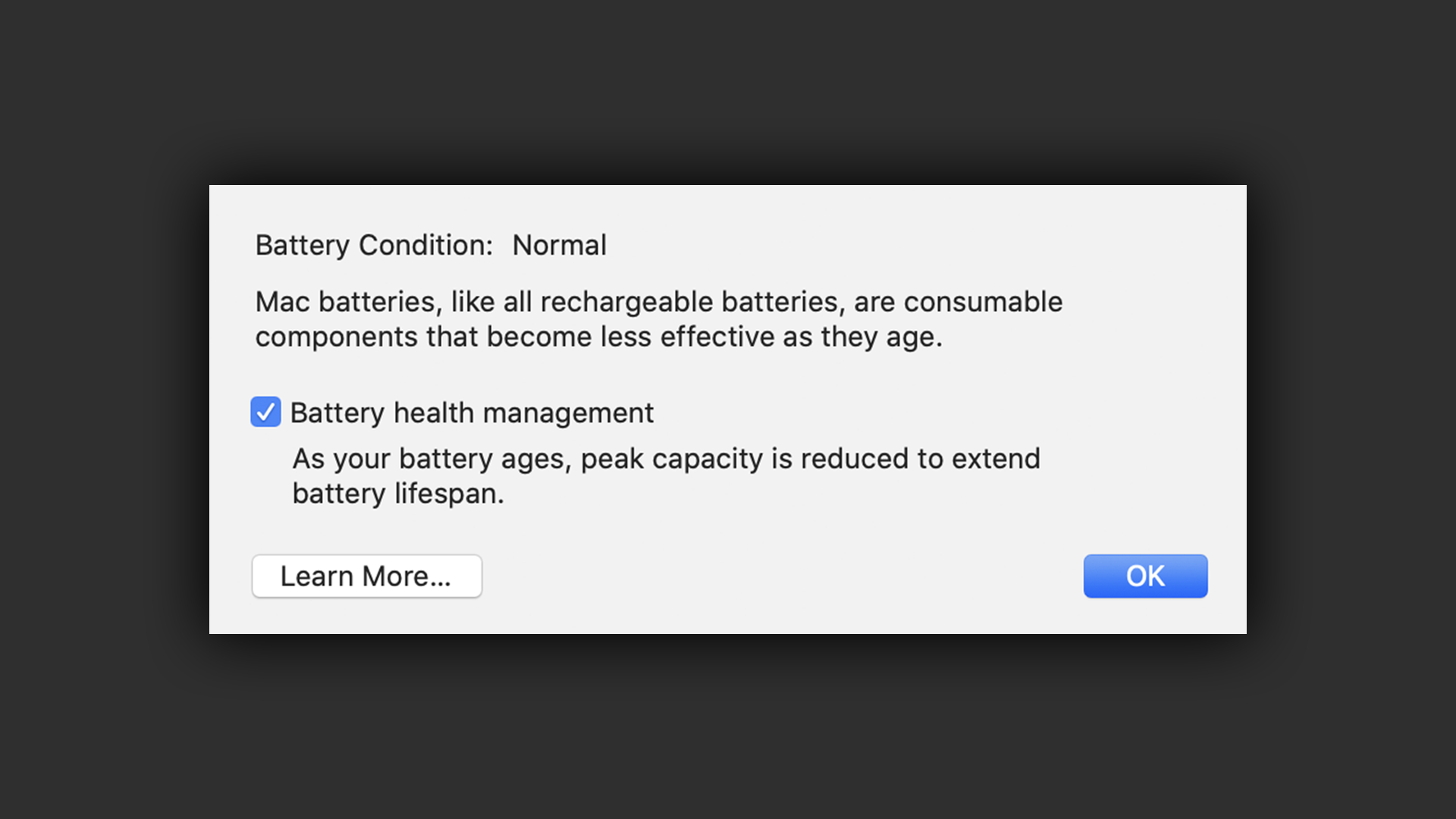 best practices for new mac battery